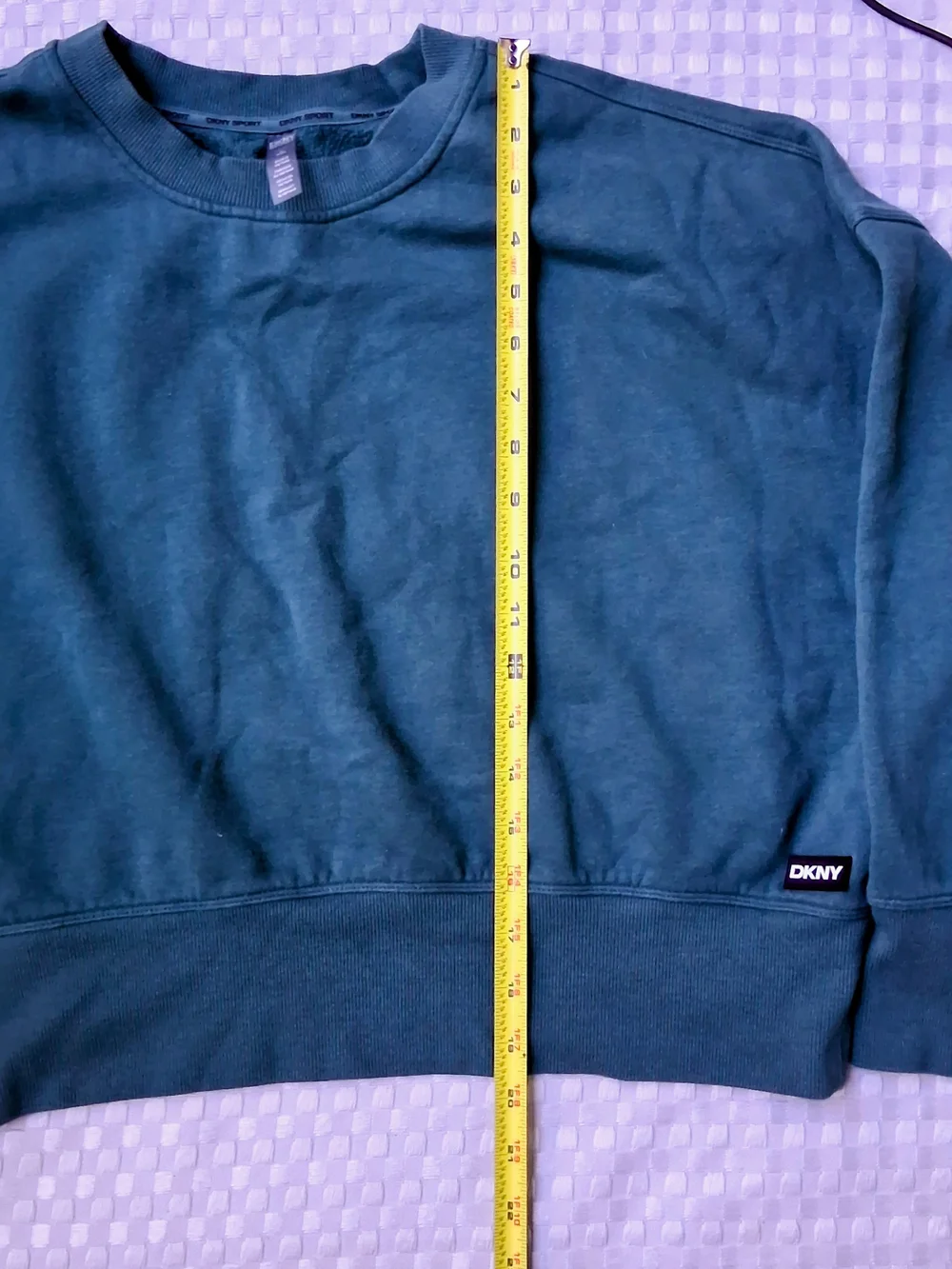 DKNY Women's Forest Green Crewneck Sweatshirt Size S